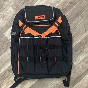 Black and Orange Men's Backpack